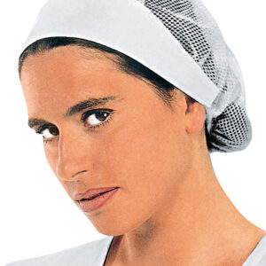 Cuffia Donna con rete Bianco - Isacco