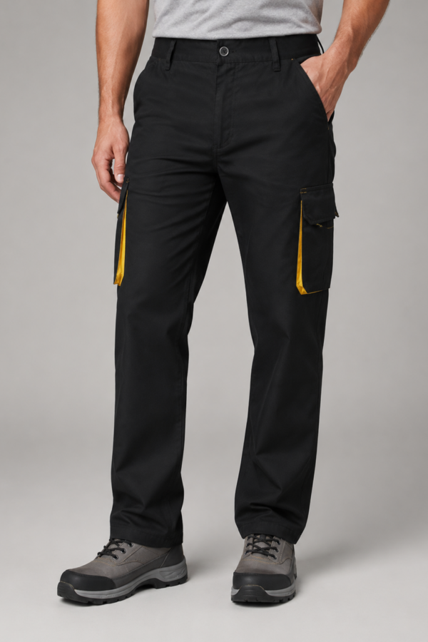 Pantaloni Bicolore Multitasche
