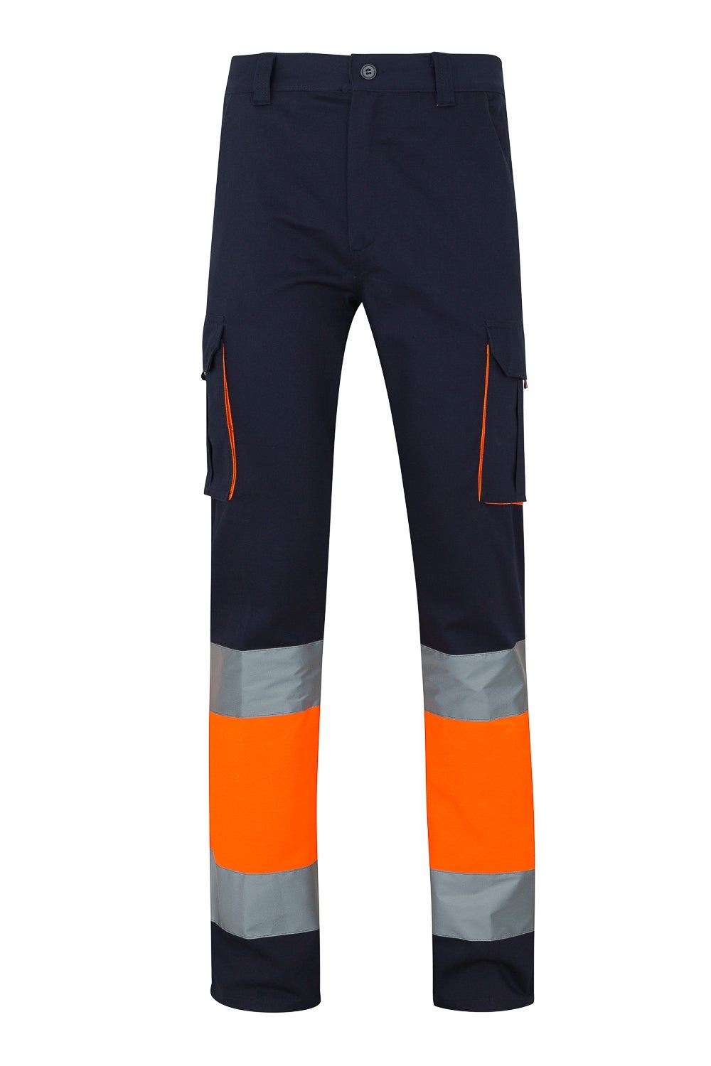 Pantaloni Bicolore Multitasche - Alta Visibilità - immagine 2