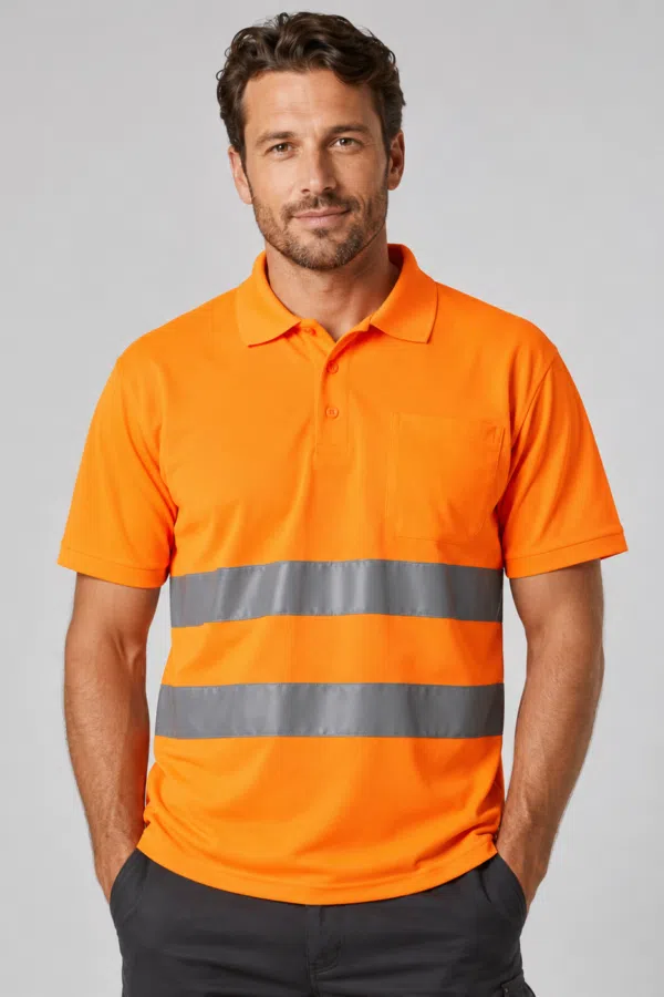 Polo Maniche Corte - Alta Visibilità
