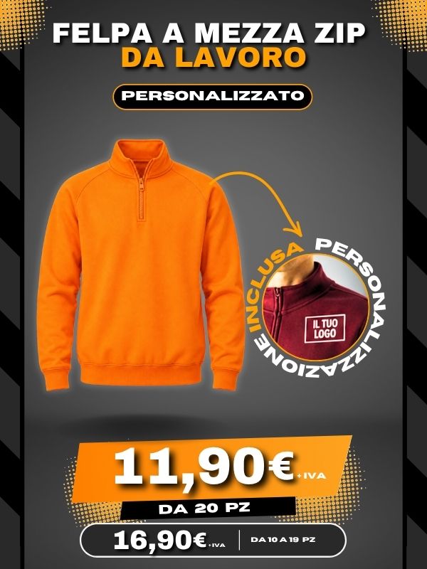 Proma Felpa a Mezza Zip | Da Lavoro